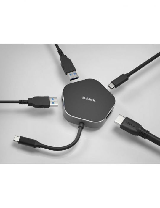 D-link usb-c to x2 superspeed usb 3.0 ports x1 hdmi D-link - 1