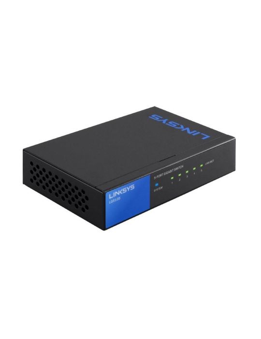 Linksys 5-port business desktop gigabit switch lgs105-eu ieee802.3/ieee 802.3u/ieee 802.3x/ieee Linksys - 1