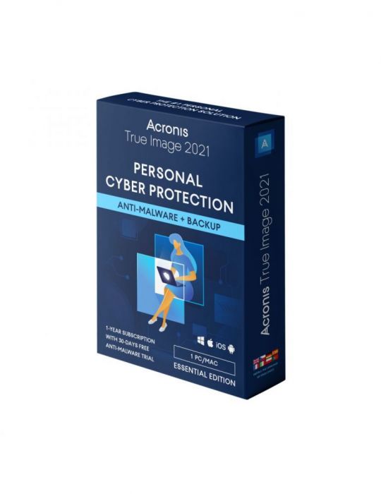 Subscriptie acronis true image essentials 2021 valabila pentru 1 pc Acronis - 1