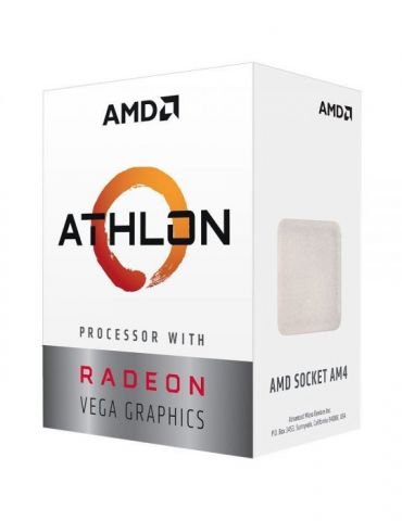 Amd cpu desktop 2c/4t athlon 200ge (3.2ghz5mb35wam4) box with radeon