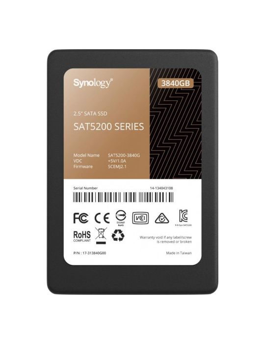SSD Synology sat5200 3.84tb 2.5inch sata 530mb/s read 500mb/s write Synology - 1
