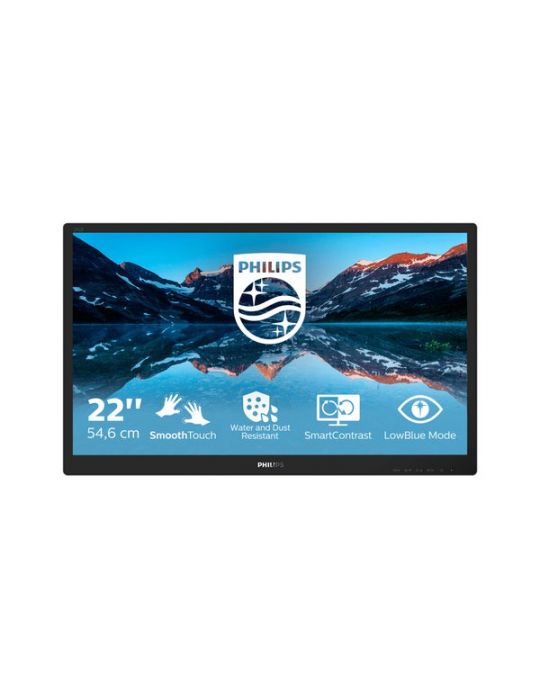 Monitor 21.5" PHILIPS 222B9TN, multitouch 10 puncte, FHD 1920*1080, TFT- LCD (TN), 1 ms Philips - 1