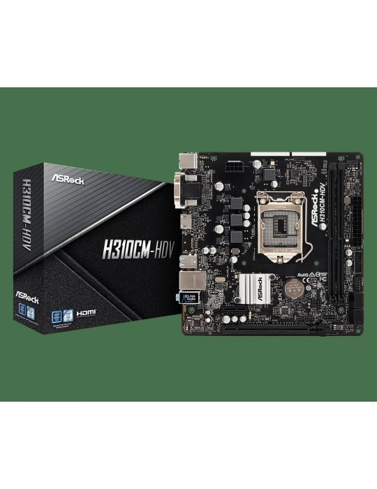 Placa de baza asrock socket 1151 h310cm-hdv dual channel ddr4memory Asrock - 1