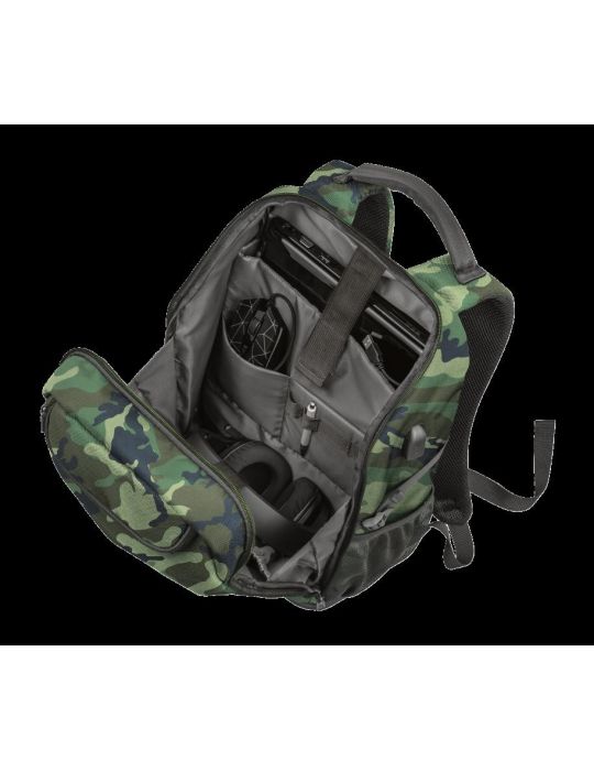 Rucsac trust gxt 1255 outlaw gaming backpack 15.6 camo  
specifications Trust - 1
