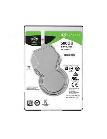 Hdd intern notebook seagate 2.5 500gb barracuda sata3 5400rpm 128mb