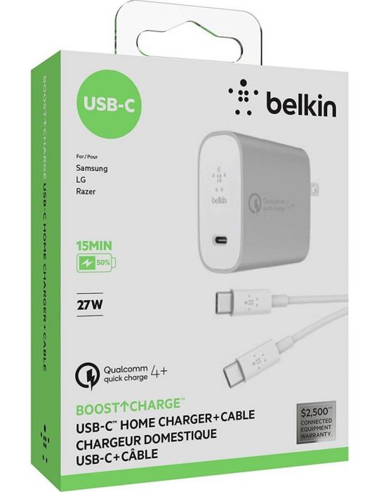 Belkin boost↑charge™ usb-c™ home charger + cable with quick charge™ Belkin - 1