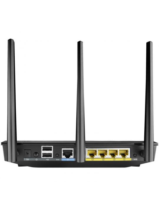 Router wireless asus rt-ac66u 1xwan gigabit 4xlan gigabit 3 antene Asus - 1