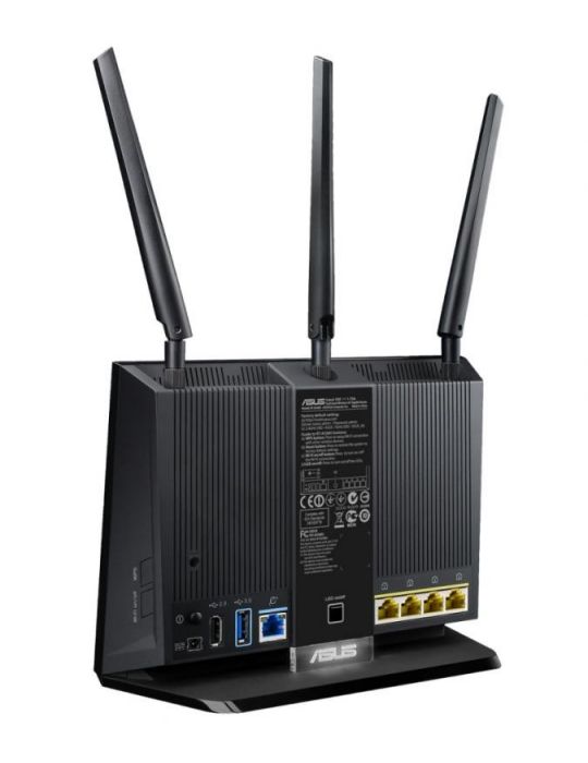 Router wireless asus rt-ac68u 1xwan gigabit 4xlan gigabit 3 antene Asus - 1