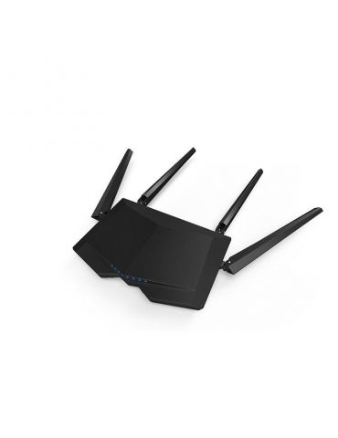 Router wireless tenda ac6 dual- band ac1200 1*10/100mbpswan port 3*10/100mbps
