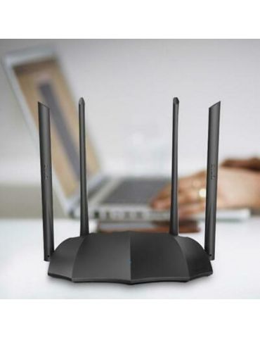 Router wireless tenda ac8 dual- band ac1200 gigabit 1*10/100/1000mbps wan